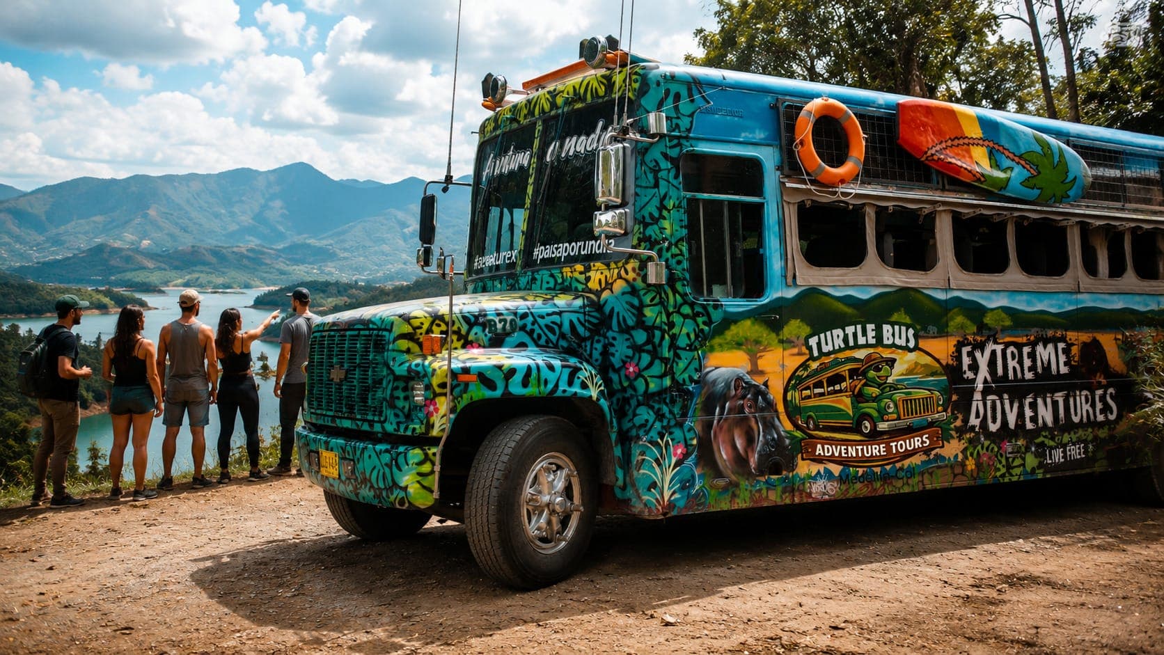 Viajero disfrutando una experiencia en Medellín