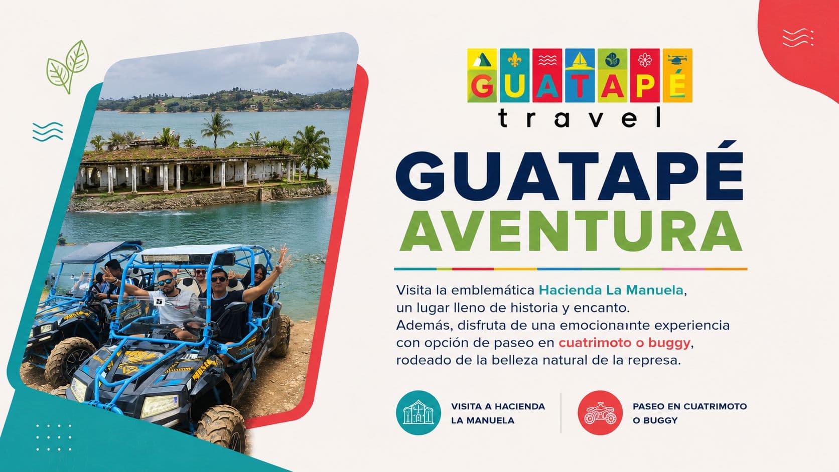 🚤🐴Guatapé Aventura