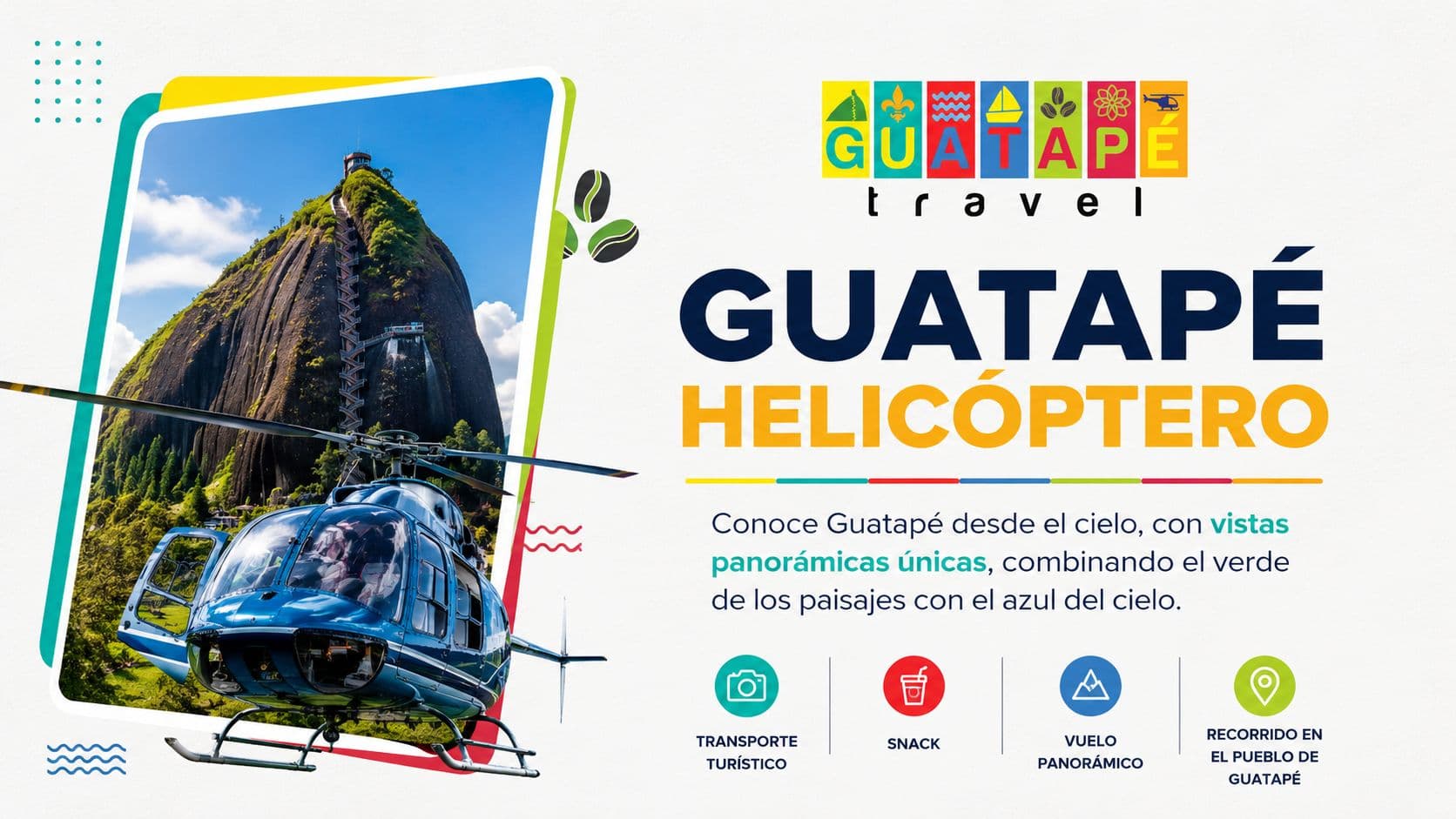 🚁🏞️Guatapé en Helicóptero